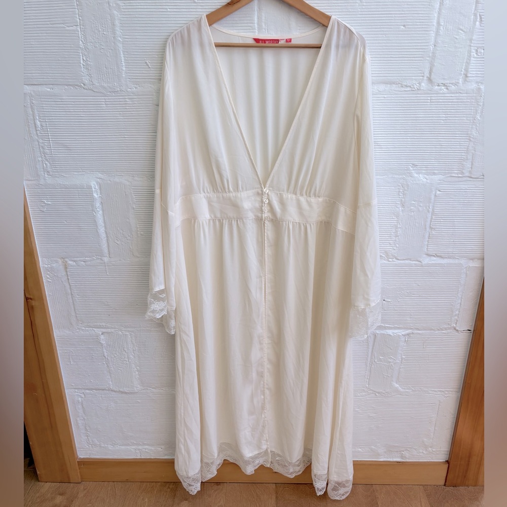 All Worthy Semi-sheer Robe dress